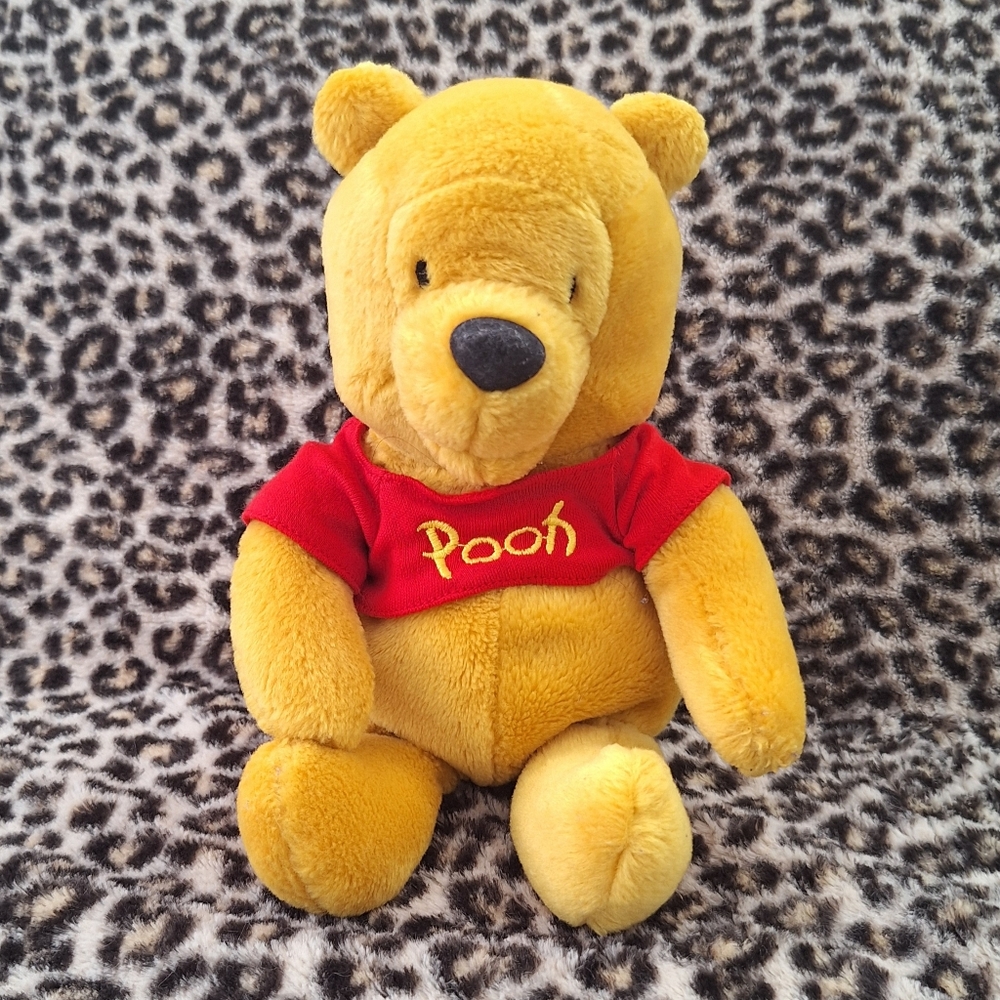 Walt Disney World Winnie The Pooh Bean Bag Plush 9" Stuffed Animal
